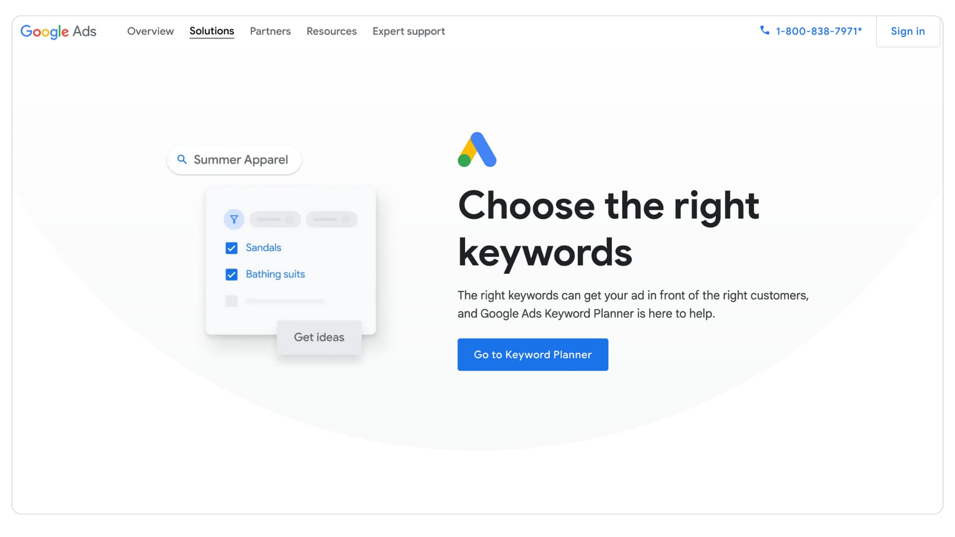 Best marketing tools for small business_Google Ads Keyword Planner for keyword intel