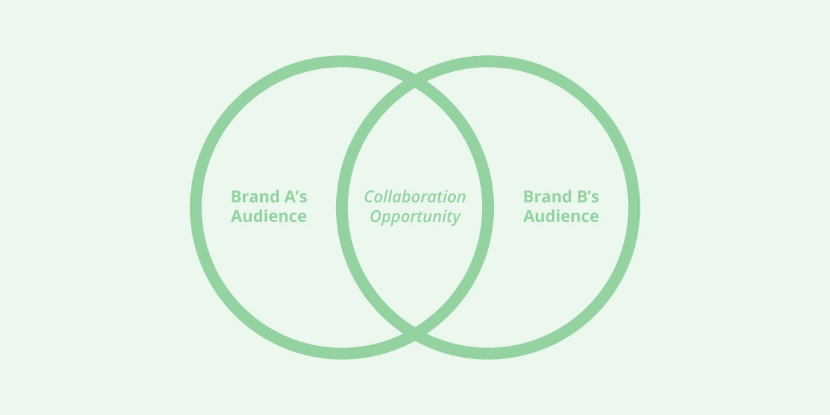 Collaborative Marketing Overlapping Audiences Venn Diagram