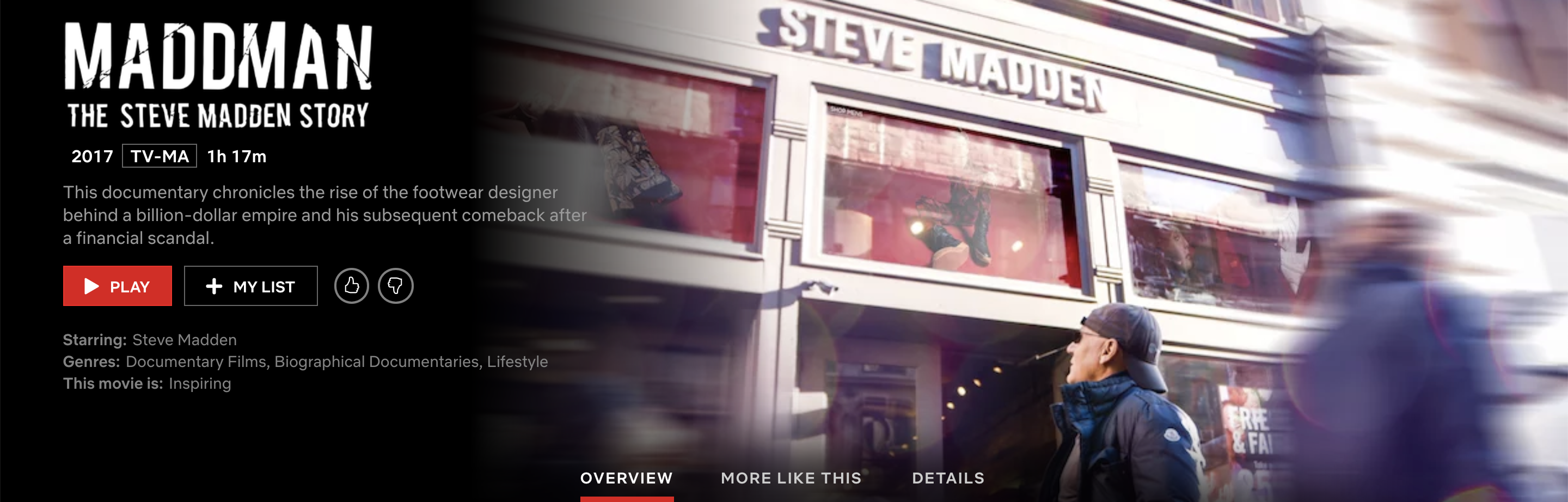 Coronavirus Lockdown Guide Documentary Madman The Steve Madden Story