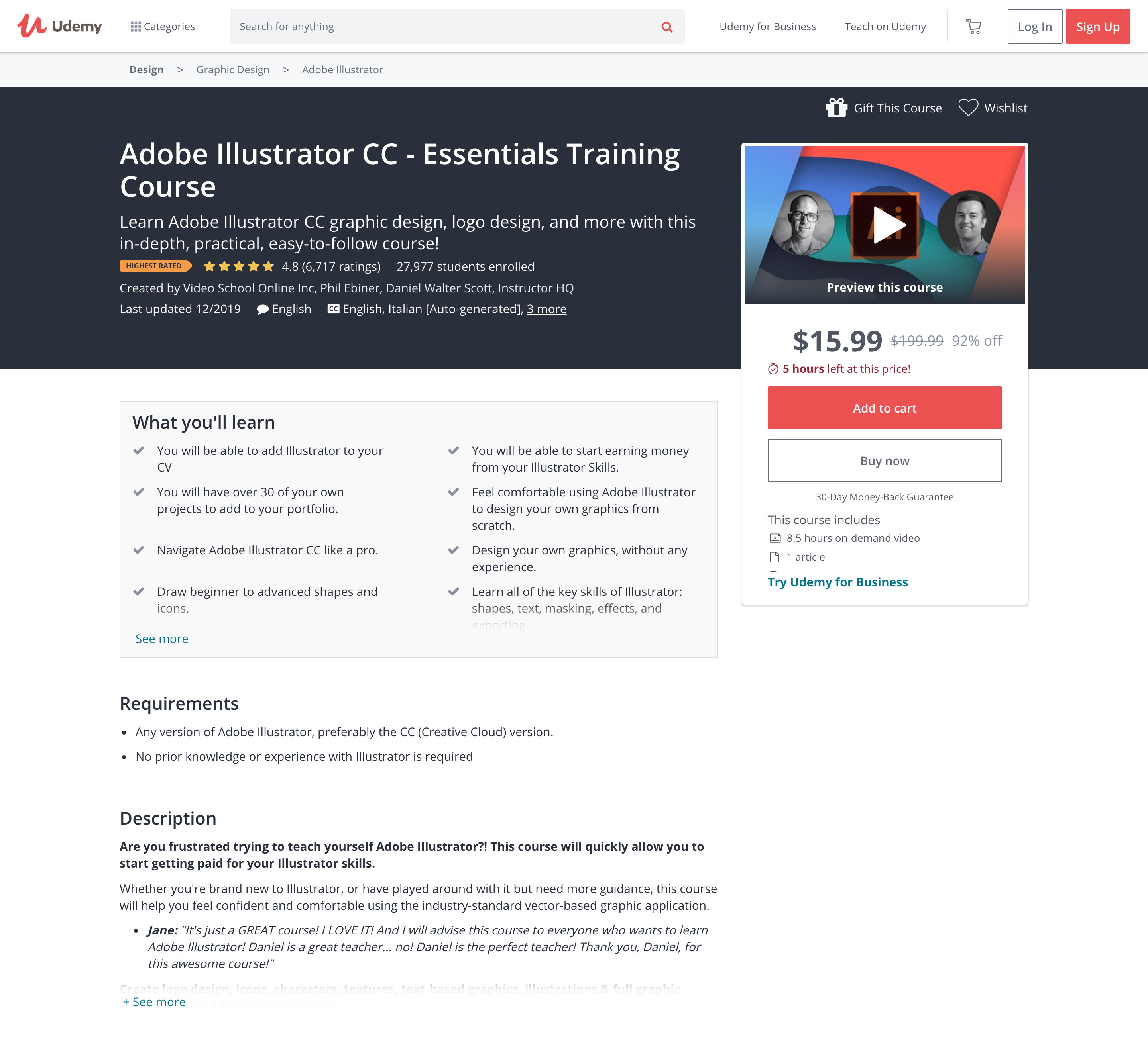 Coronavirus Lockdown Guide Online Classes Adobe Illustrator CC Essentials Training Course