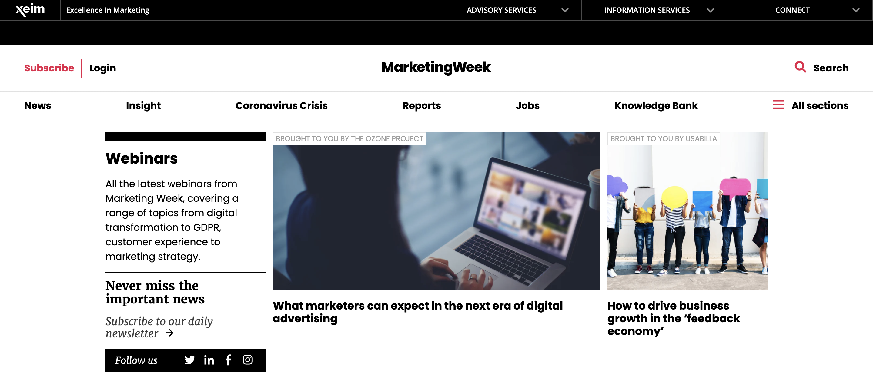 Coronavirus Lockdown Guide Online Conferences and Webinars Marketing Weeb Webinars