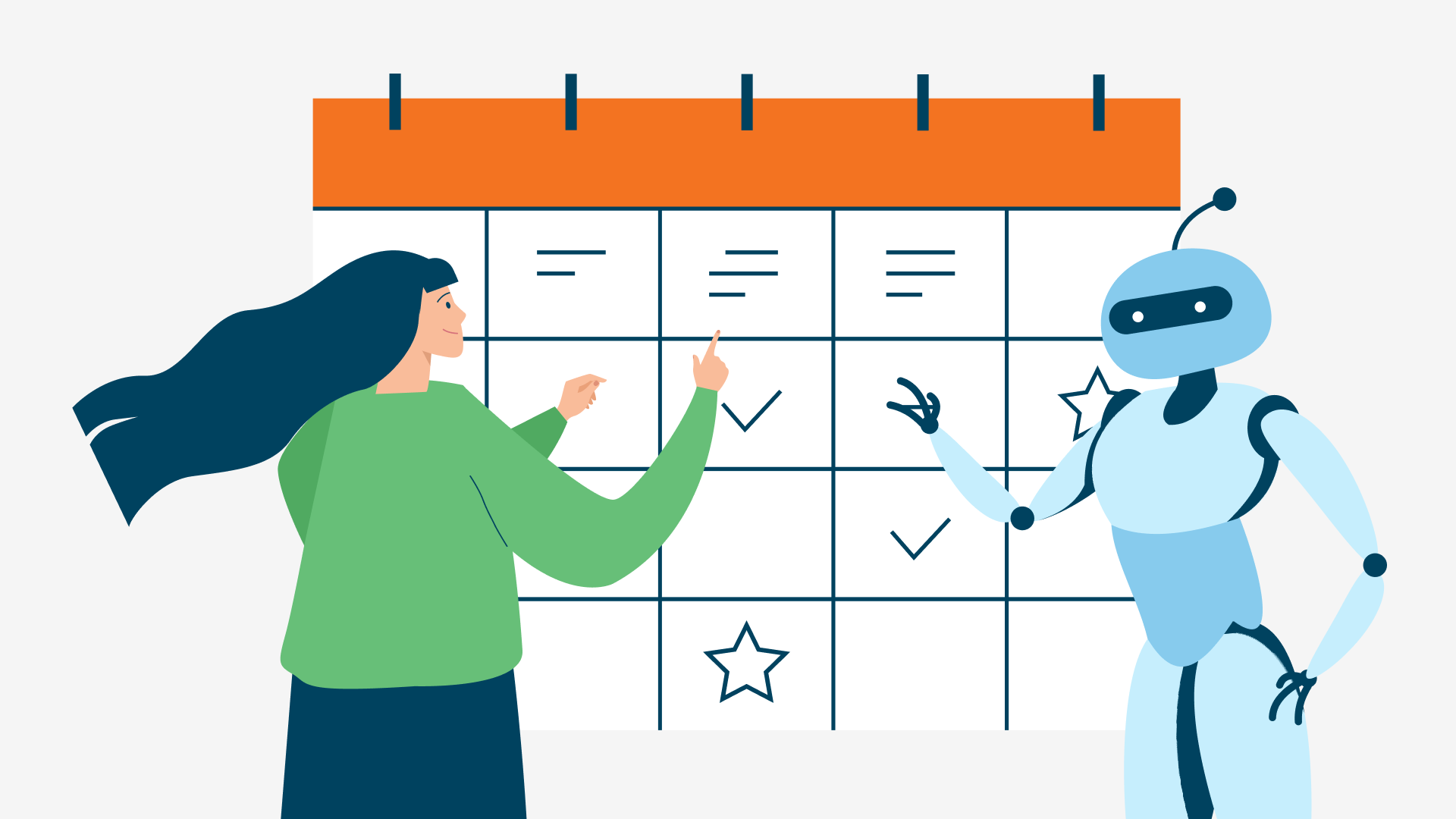 Make a full content calendar in advance with social media automation