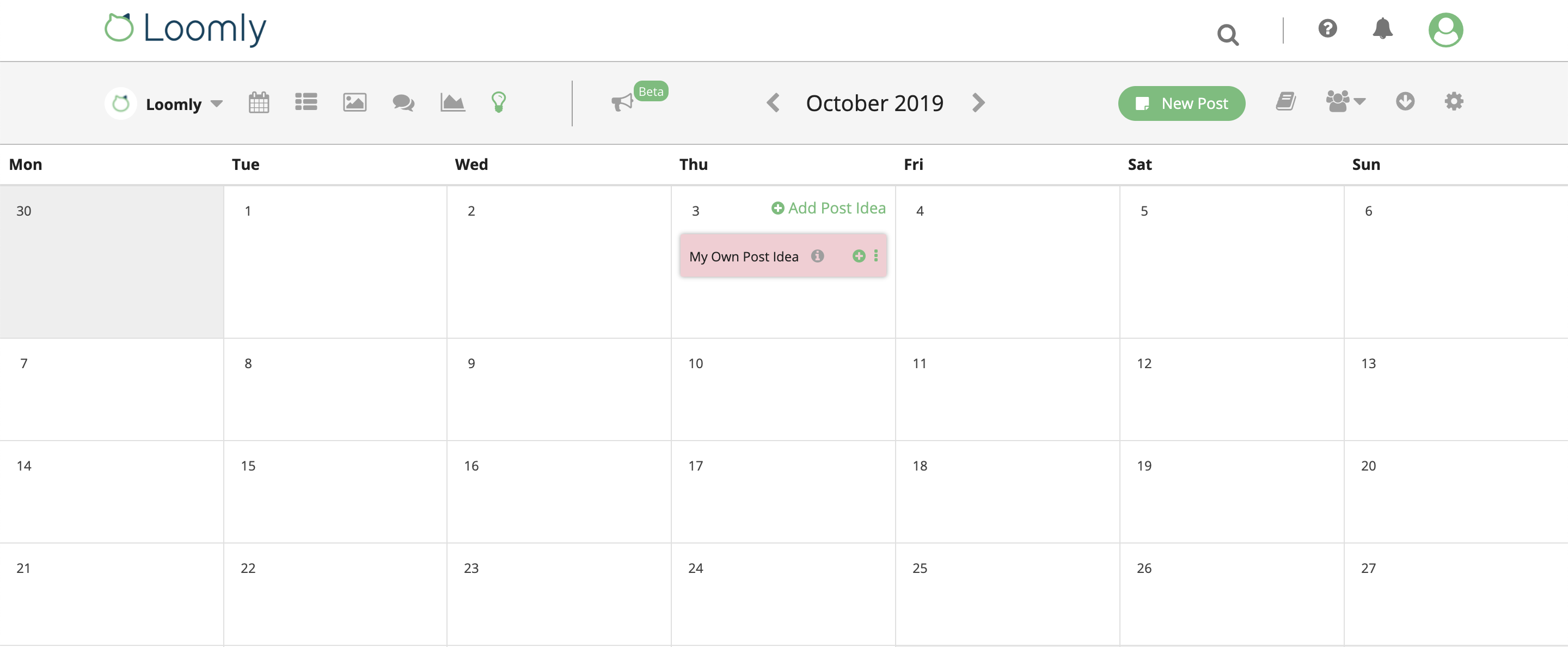 Custom Post Ideas Display Post Ideas View