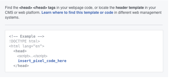 Facebook Ads Definitive Guide Meta Pixel Install Code