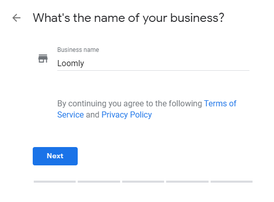 Google My Business Guide Define Business Name
