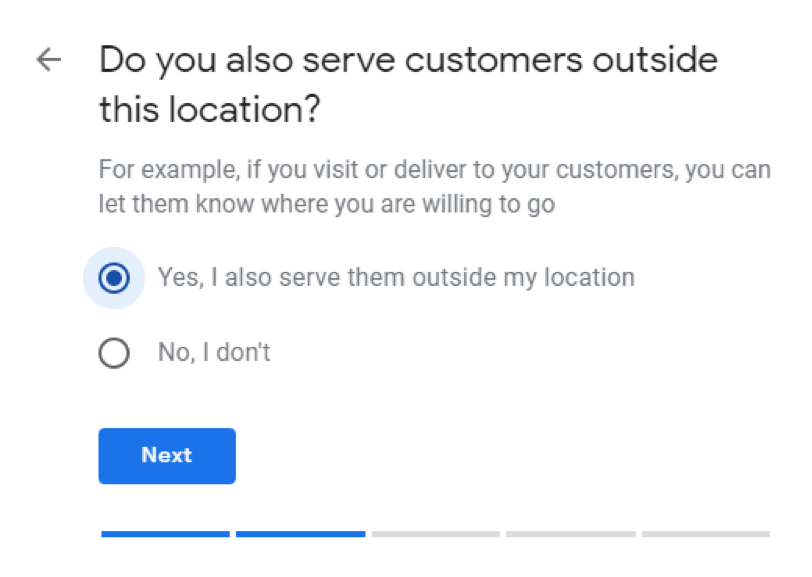 Google My Business Guide Serve Customers Outside Location