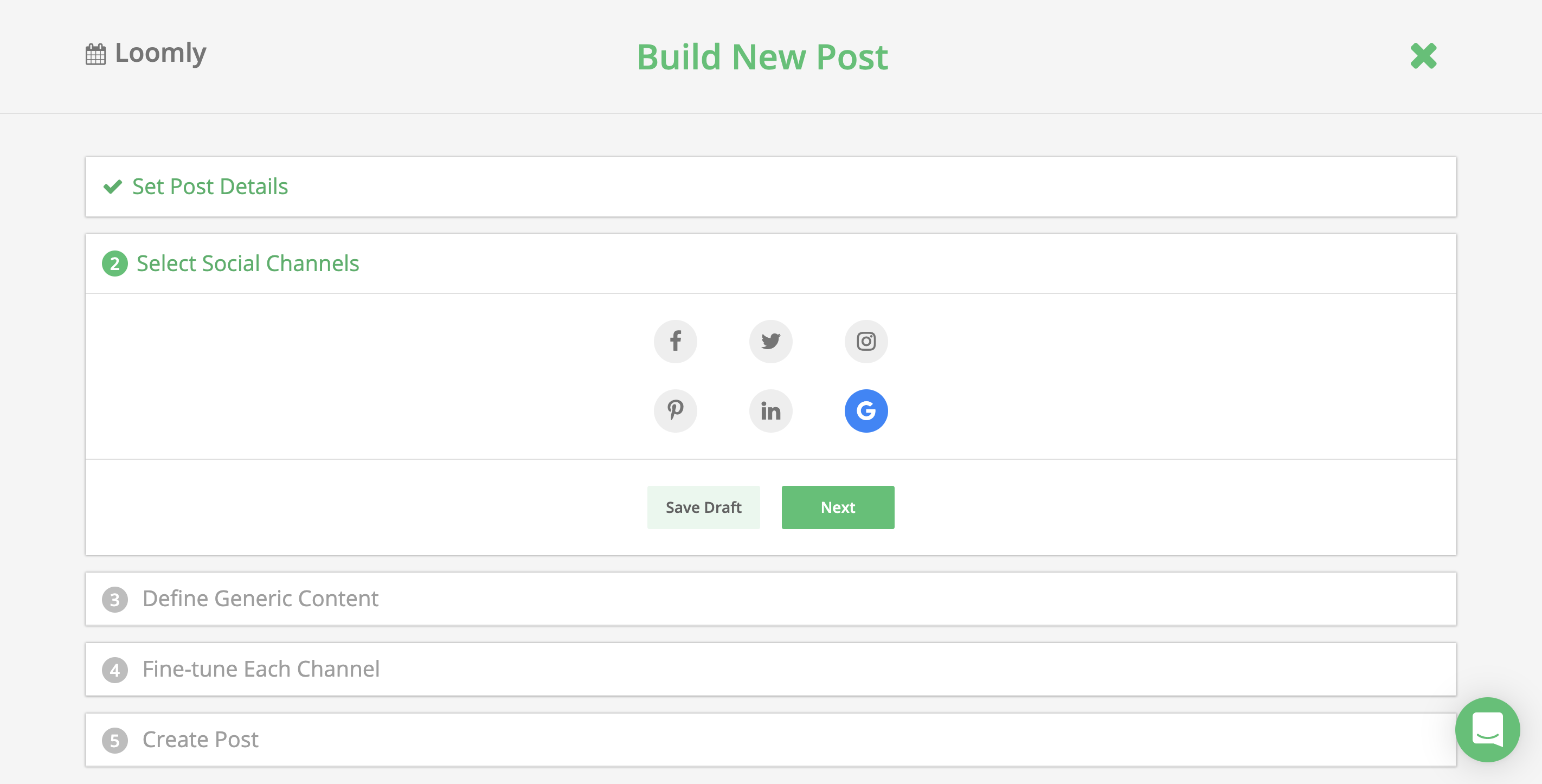Loomly For Google My Business Post Builder Social Channels