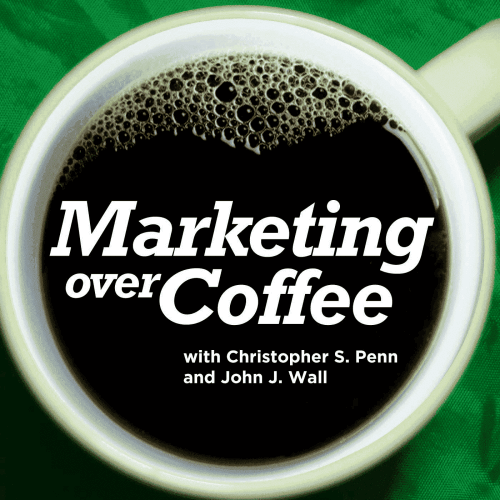 Marketing Over Coffee Graphic