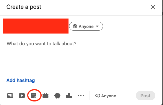 Native documents on LinkedIn