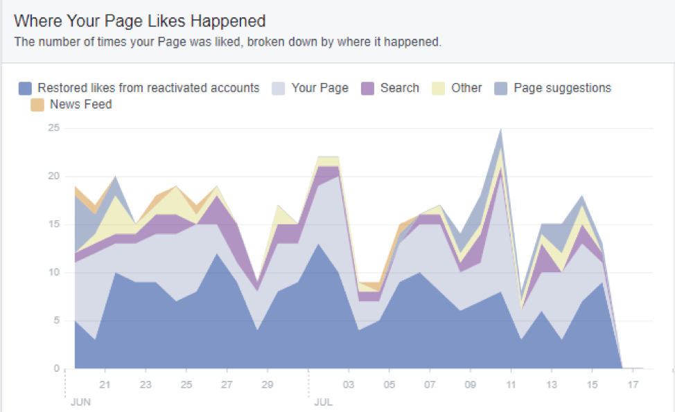 Social Media Analytics Facebook Page New Fans