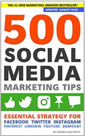 Social Media Books 500 Social Media Marketing Tips Andrew Macarthy