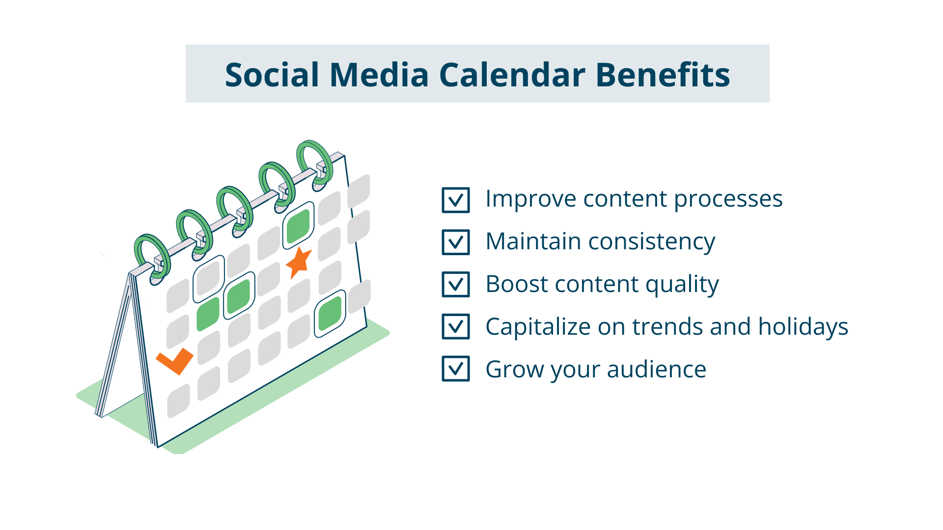 The benefits of using a social media calendar