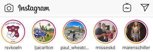 Social Media Stories Instagram UI