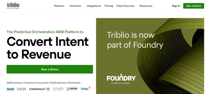 Triblio account-based marketing tool