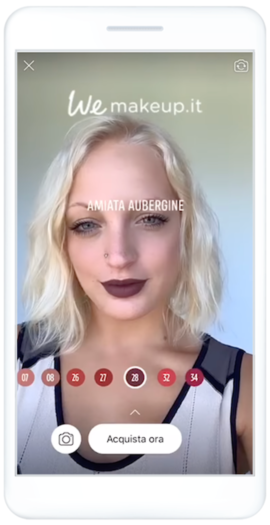 augmented reality we make up Facebook AR filter