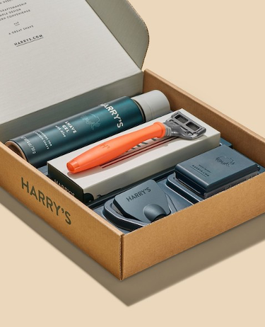 brand awareness branded packaging harry's
