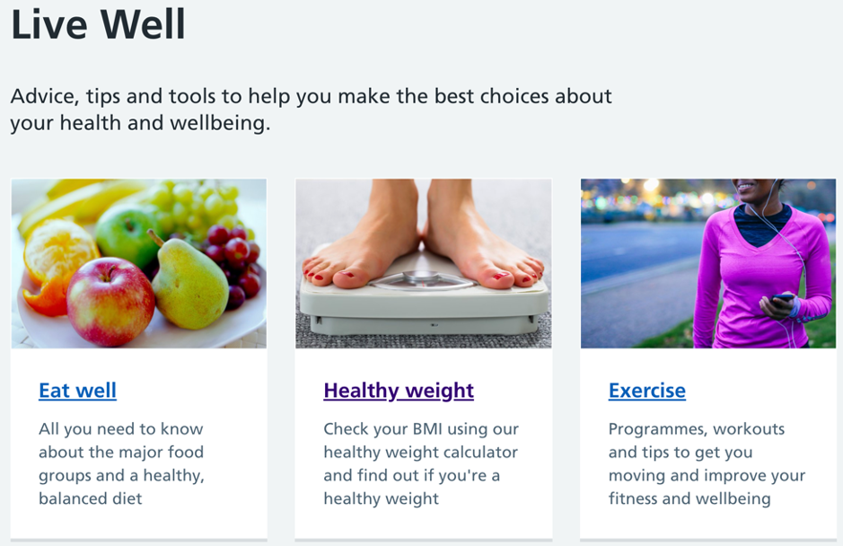 brand relevance nhs articles healthy living