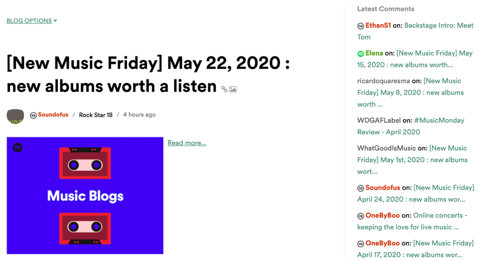 brand relevance spotify community blog