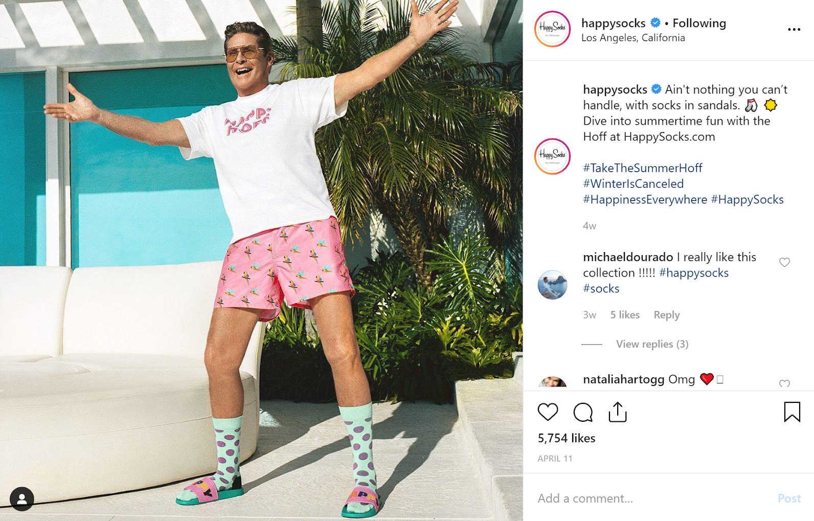 brand storytelling happy socks product hero example