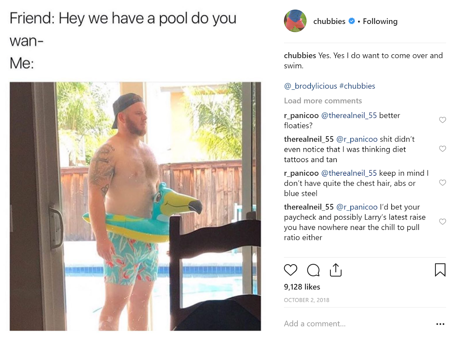 brand success inspiration chubbies Instagram
