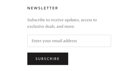 email marketing build your list bearbrand subscribe form example