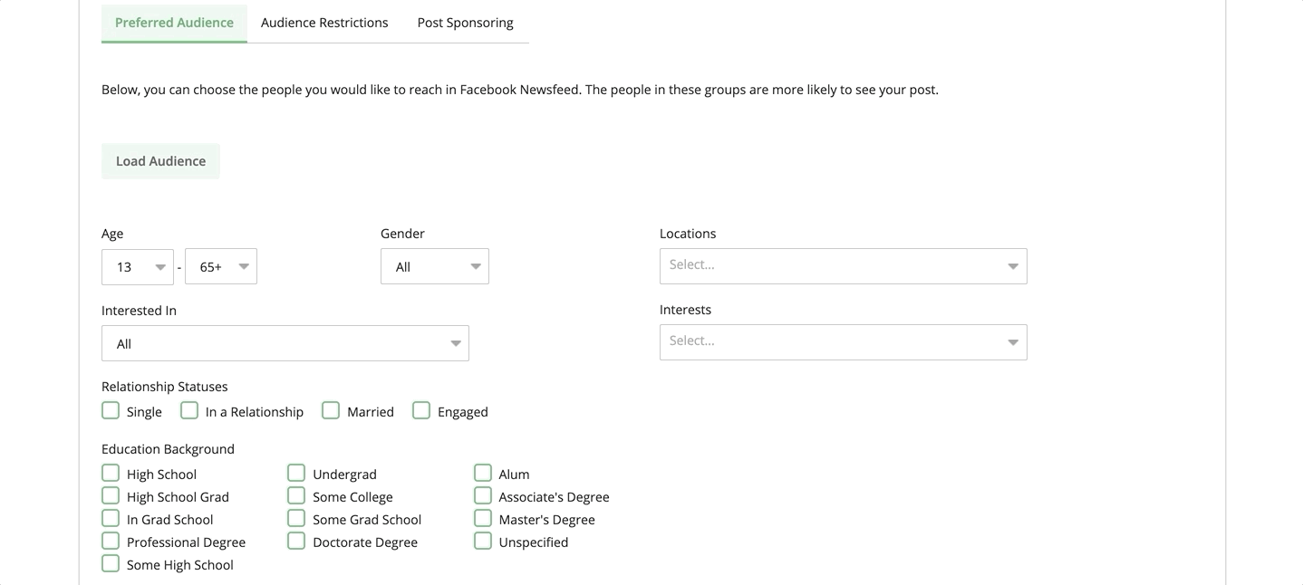 facebook marketing loomly audience targeting