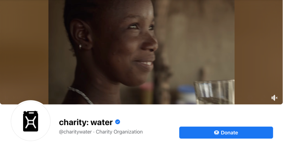 facebook marketing most successful brands charity water