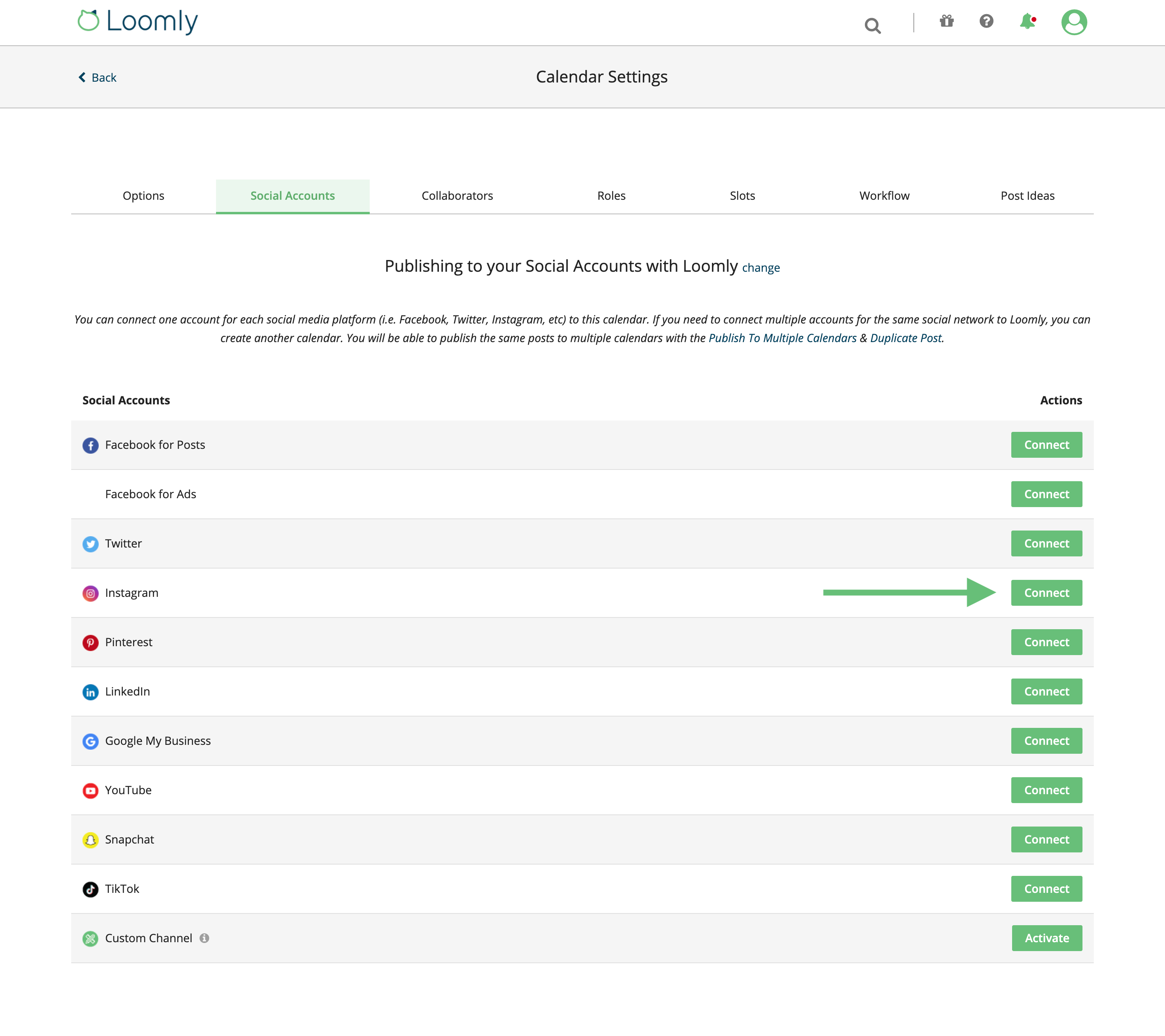 introducing loomly instagram direct publishing connect instagram account