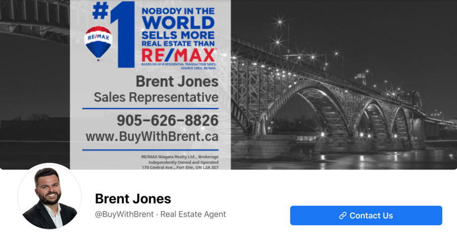 Brent Jones, a real estate agent, uses Facebook to connect with potential buyers.