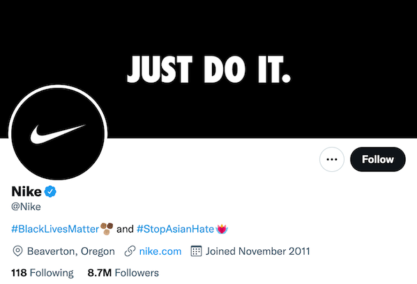 twitter blue badge nike