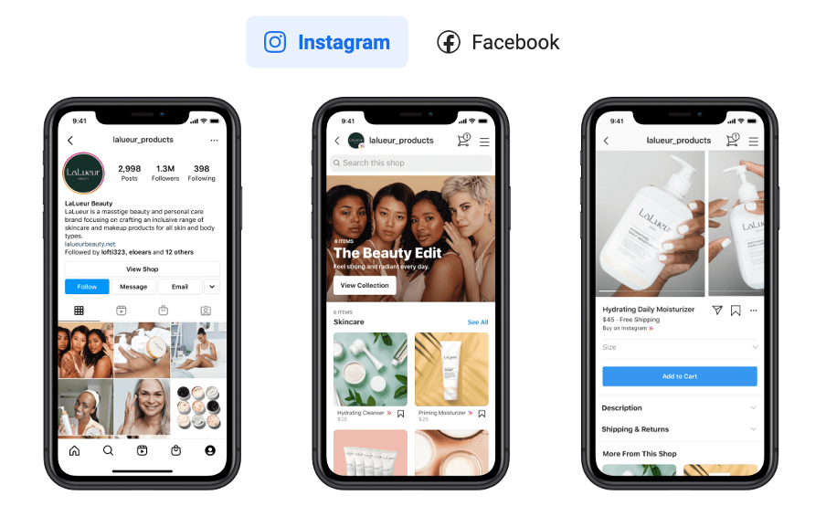 selling online instagram social commerce features
