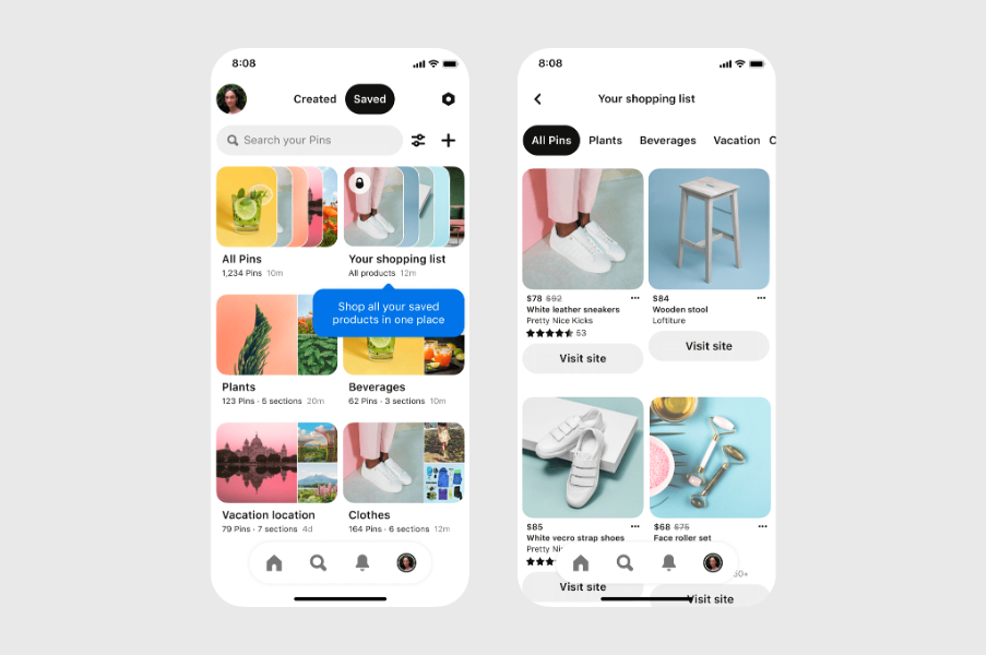 selling online pinterest social commerce features