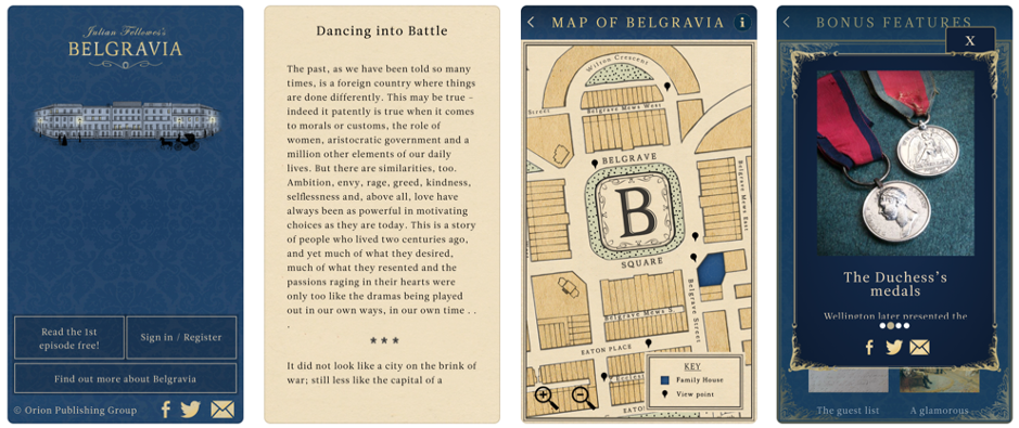 serialized content belgravia