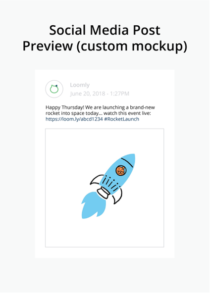 social media for small business post preview