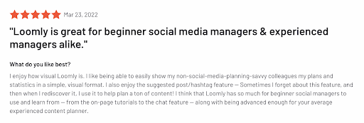 Loomly reviews