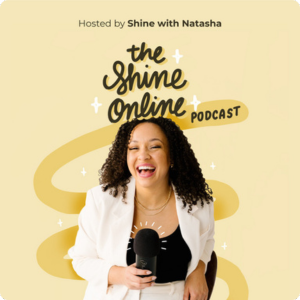 the shine online podcast cover