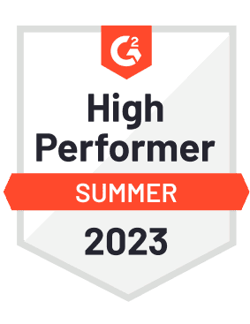 High performer summer 2023 badge