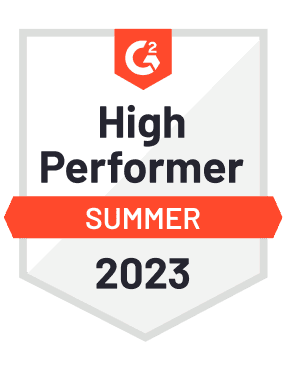 high performer summer 2023 badge